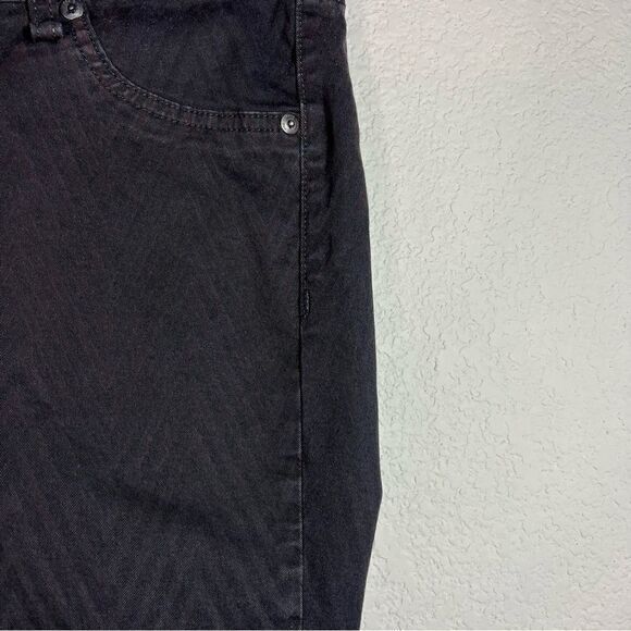 Rag & Bone Chevron Ombre Black Low Rise Skinny Legging Jeans Women's Size 28‎ - Picture 7 of 13